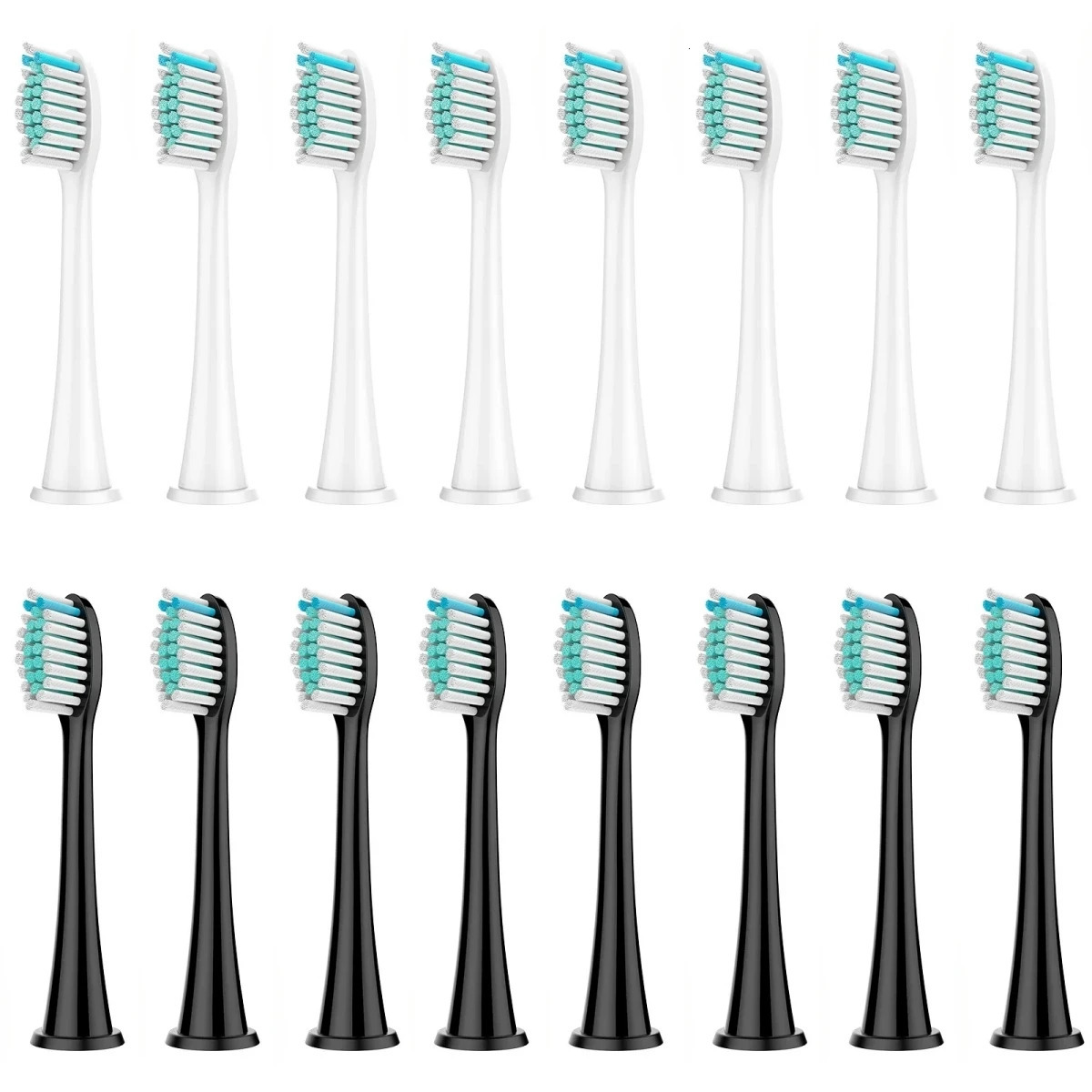 4/8/12/16PCS Replacement Toothbrush Brush Heads Compatible with Phili Sonic Care and More Click-on Electric Toothbrush Handles 250516