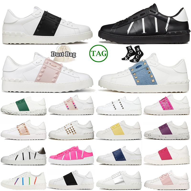 Valentino Garavani Open Sneakers dress Shoes Platform pumps Vintage[code ：L]Beige Luxury Sports Breathable Skate Dhgate Trainers loafers men wome