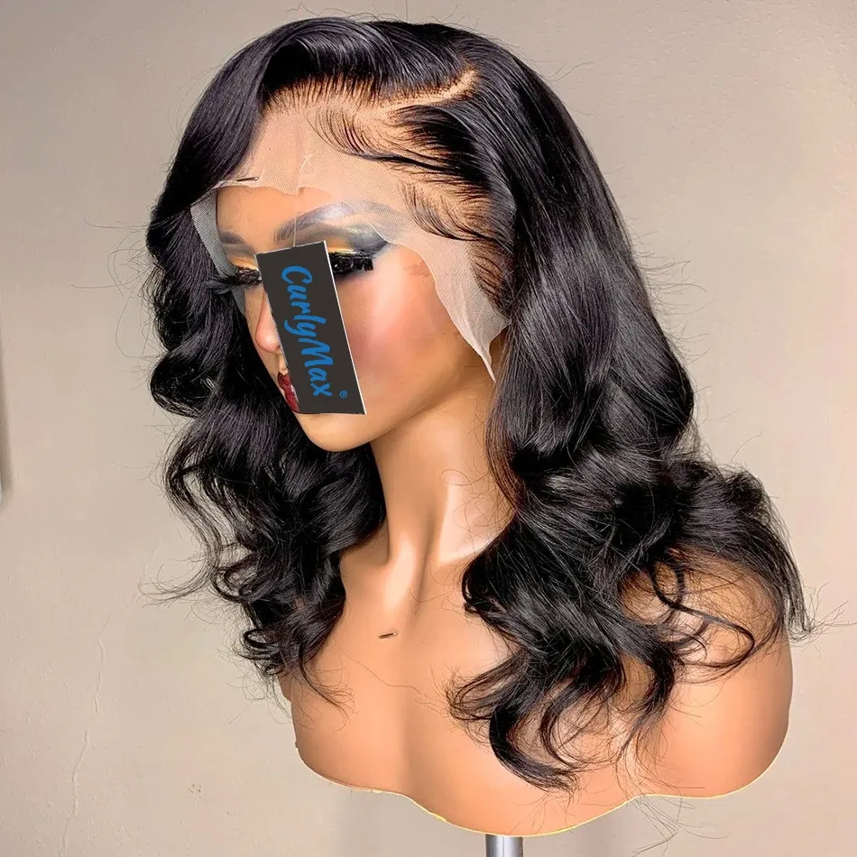 Really Bob Highlight Wigs Luxurious Naturally Colored 100% Human Short Body Wave Hair Closure Wig Ready To Wear For Black Women