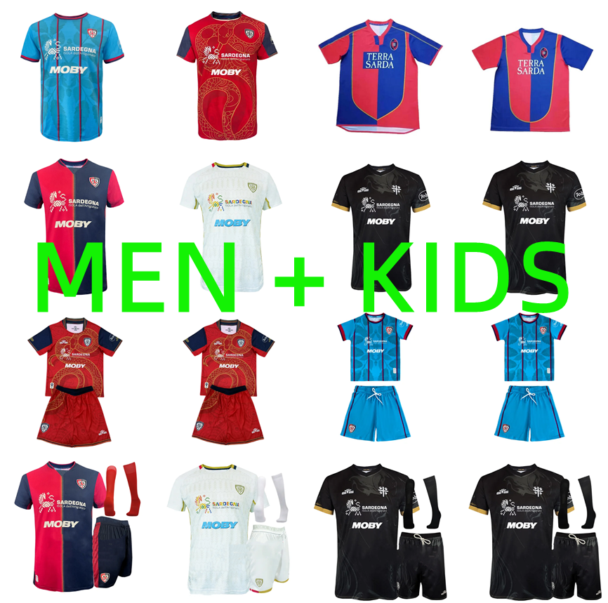 2025 2026 Retro Cagliari Calcio Soccer Jerseys 2003 2004 2005 LAPADULA PAVOLETTI LUVUMBO DEIOLA VIOLA ZAPPA AZZI OBERT JANKTO Zola 24 25 26 football shirt Men kids kit