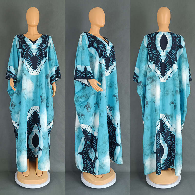 Maxi Dress Ethnic Style Long Robe Women S Short Sleeved Printed Loose Plus Size Casual Dress Floral Dress