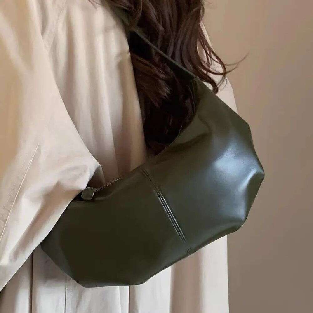 Moss Green Horn Underarm 2023 New Trend This Year Women's Shoulder Crossbody Bag