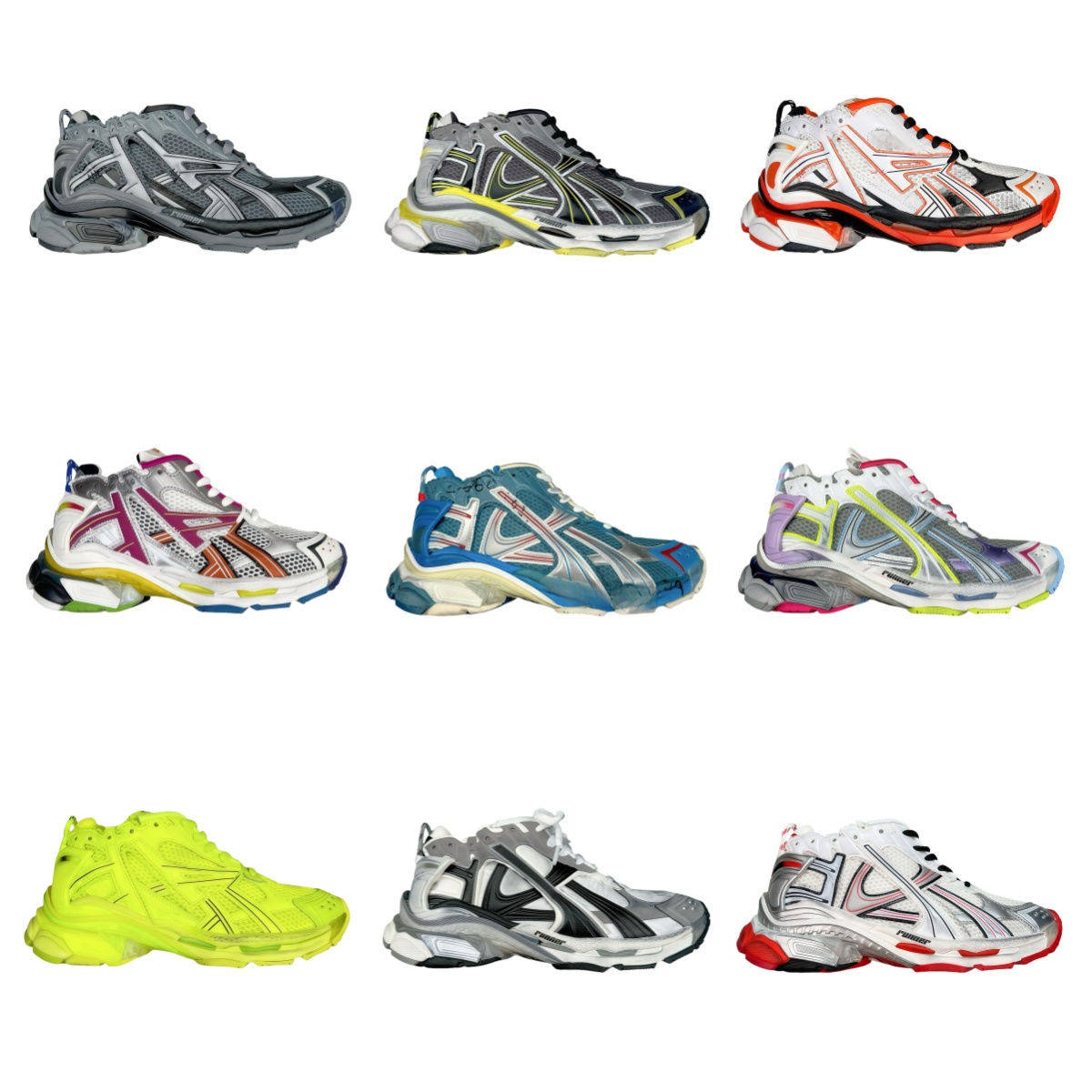 Designer Sneakers High Quality Casual Luxury Brand Women's Shoes Mesh Campus Patchwork Casual Running Shoes Platform Sneakers Seventh Generation New Running Shoes