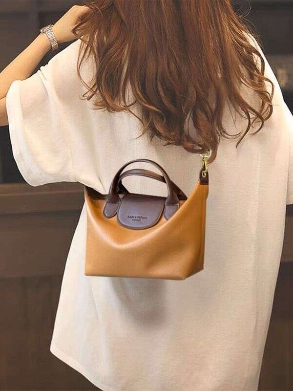 genuine leather small summer new 2024 trendy high-end texture niche dumpling women's crossbody bag
