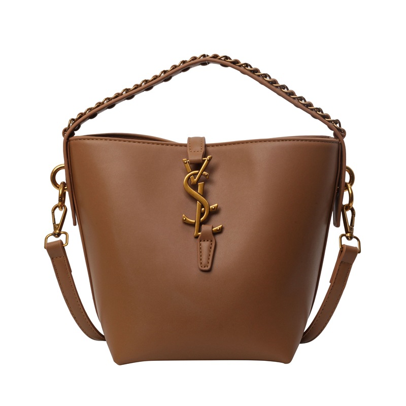 Free Shipping 2025 New Design Vintage Classic Show temperament Womens Crossbody bag Minimalist Style Large-capacity bucket bag Commuter bag