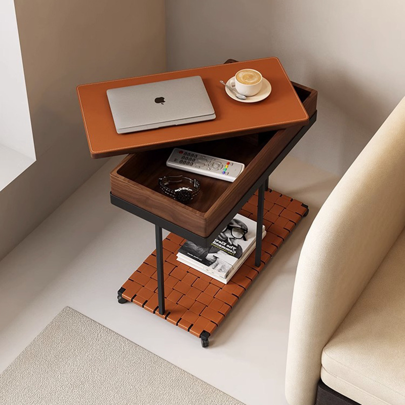B5252 Movable corner table modern internet celebrity movable simple tea table set small apartment