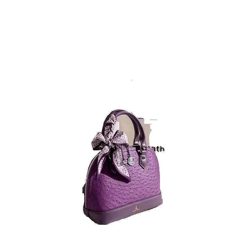 Designer Luxury Purple Color Fashion Dots Shell High Quality Women Handbag Textured Shoulder Messenger Lady Purse Female Casual Bag