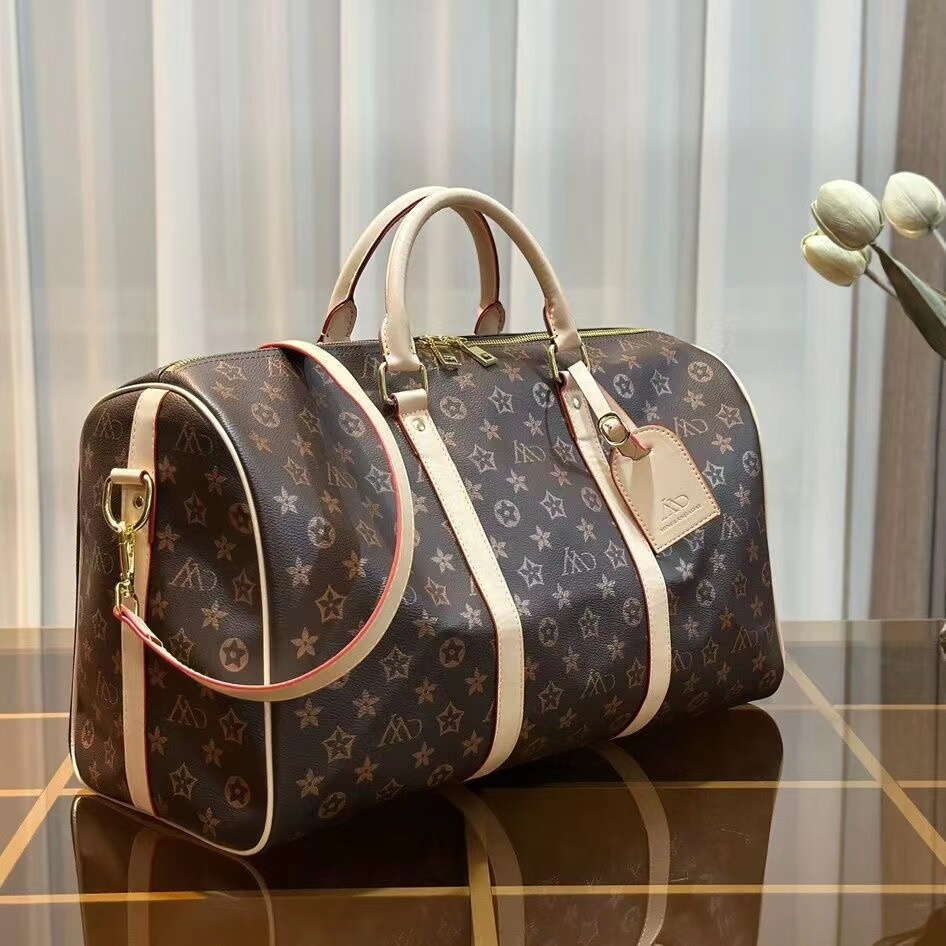 wholesalebag2023 luxury fashion men women high-quality travel duffle bags brand designer luggage handbags With lock large capacity sport bag size 54cm