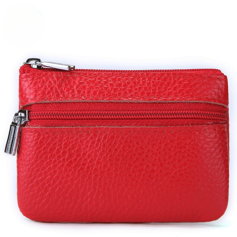 New Fashion fashion Women s Cowhide Small Wallet Korean Edition Bus Card Zipper Key Women s fashion Mini Coin Bag Designer Men s Key Bag
