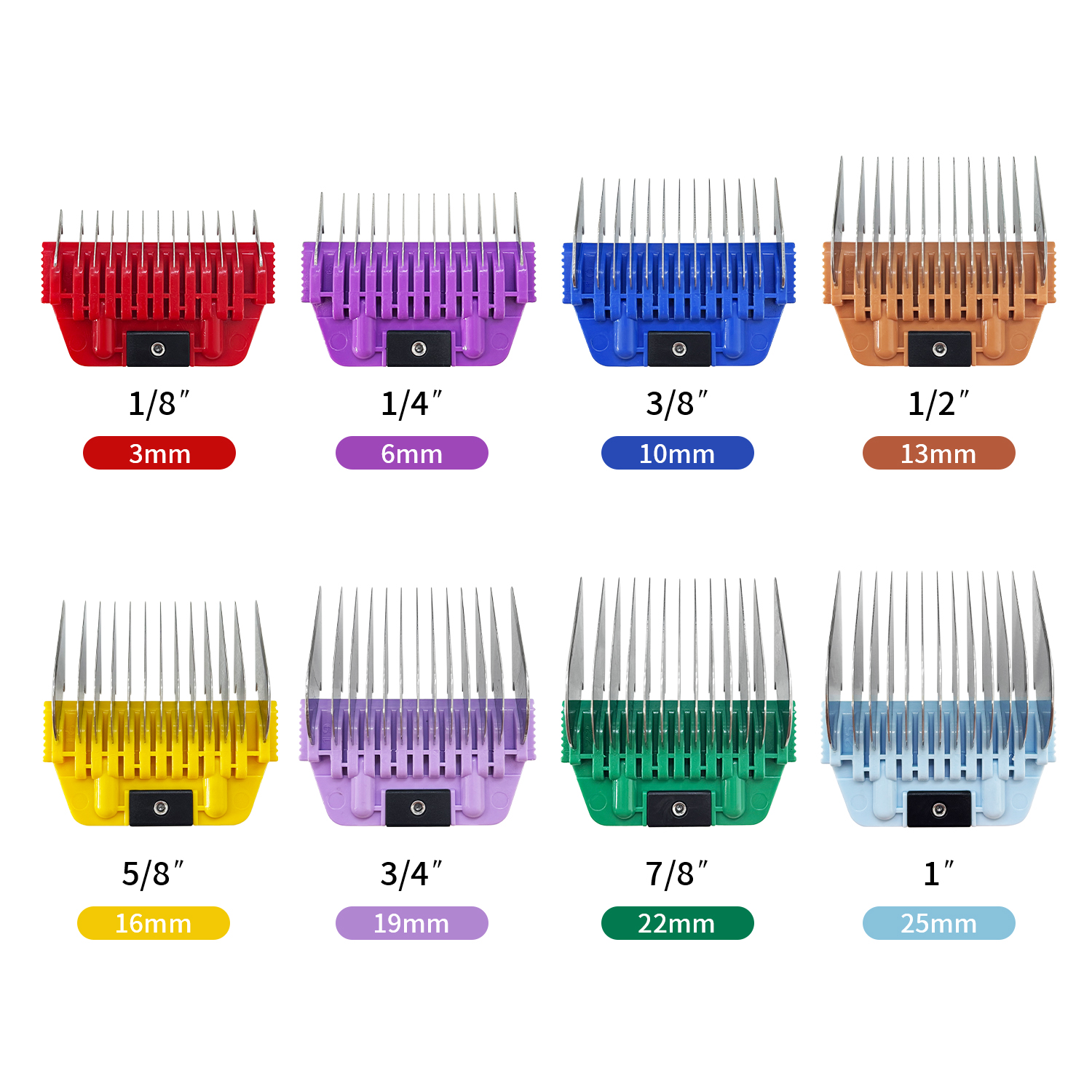 19MM 3/4" Cut Wide Clipper Guard Attachment for A5 Type Wide Blade Stainless Steel Blade for Professional Groomers and Stylist (Snap-On/Off Desig