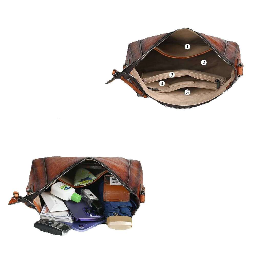 Designer Luxury Designer Luxury MOTAORA High Quality Genuine Leather Crossbody Bags For Women Satchel Purse Hobo Handbags Ladies Vintage Shoulder Bag 