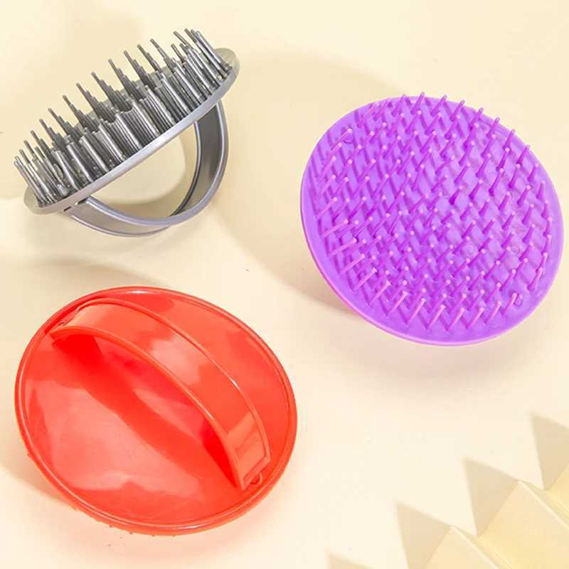 2pcs Head Shampoo Brush Head Massage Hair Washing Comb Scalp Body Shower Brush Care Hair Root Itching Hairbrush Home Salon Tools R250526