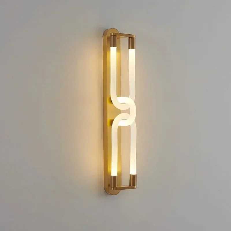 Acrylic Double Head Wall Lamp Modern LED Wall Lamp Light Living Room Bedroom Corridor Hotel Bedside Decorative LightXJ250526