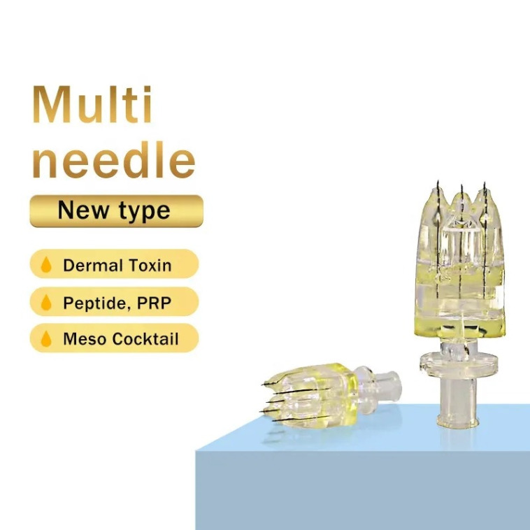 Tattoo Needles Mesotherapy Crystal Multi 5 Pin 32G 1.5MM 5Pins 4Pns 3Pins 32g 34g 1.0mm 1.25mm 1.5mm677