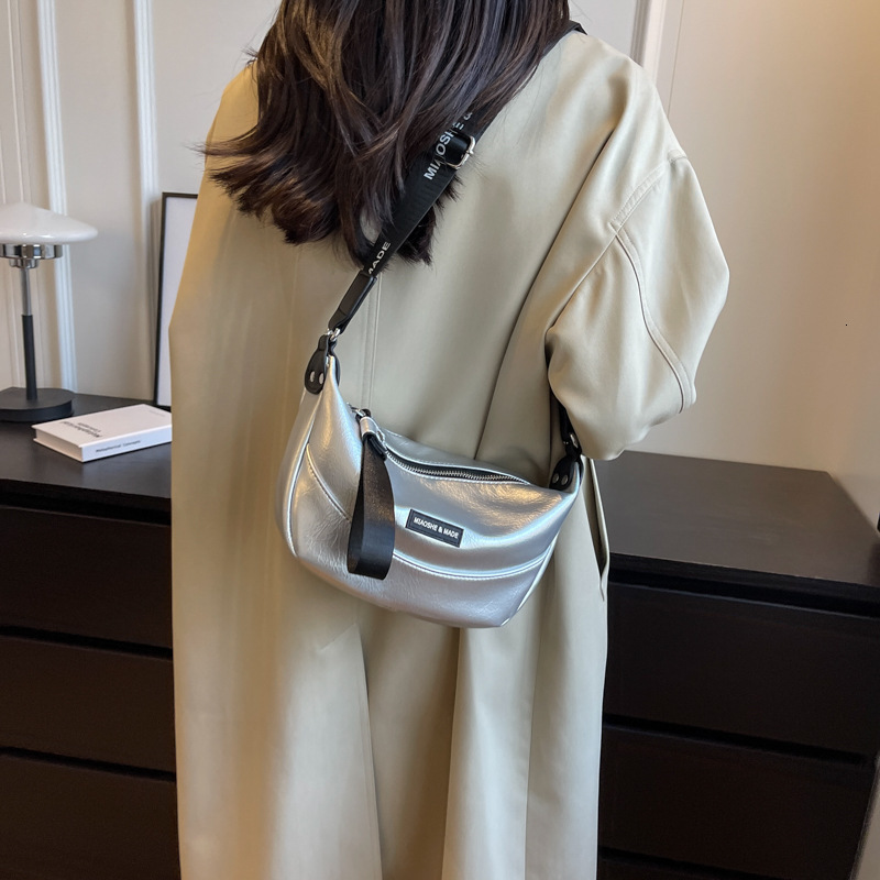 Free Shipping Designer Bag Women's Fashion Shoulder Bag 2025 New Simple Casual Style Multifunctional Dumpling Bag Crossbody Bag Mobile Shopping H