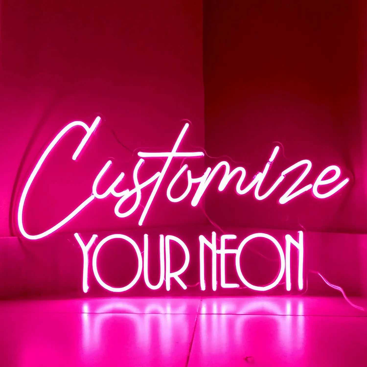 Name Neon Sign LED Dimmable Custom Neon Sign Wedding Birthday Customized Gifts Boy Girl Bedroom Wall Decor Hanging Neon W250526