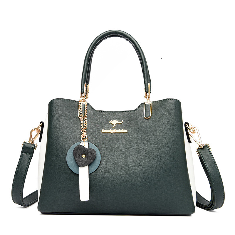 Free Shipping Designer Bag Women's New Handbag Urban Minimalist Fashion Contrasting Color Shoulder Bag Atmospheric And Practical Diagonal Shoulde