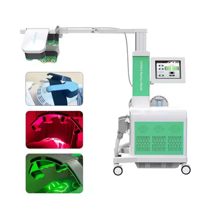 Non-invasive 2 in 1 10D Laser 532 635nm Green Light Therapy EMS Body Sculpting Machine