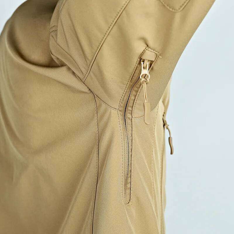 Winter Fleece Jacket Soft Shell Tactical Waterproof Camo Coat Airsoft Hunting Clothes Windbreakers Men Clothing