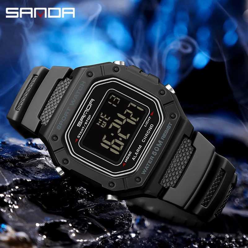 SANDA Top Brand G Style Sports Men Watches Fashion Shockproof Waterproof LED Digital Watch Man Military Clock Relogio Masculino M250526