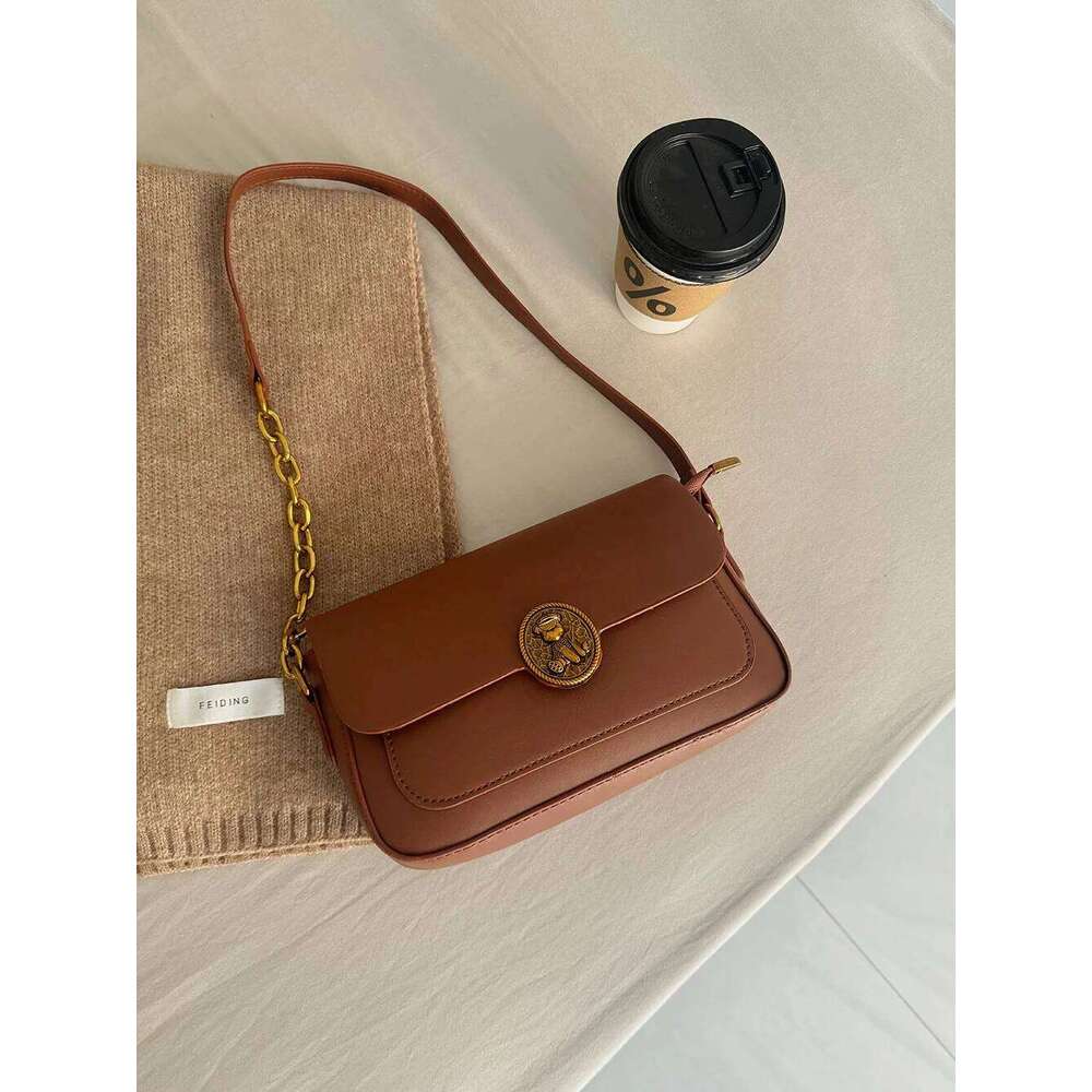 CGCBAG Fashion Designer Women's Vintage Square Crossbody Bag Simple High Quality PU Leather Brand Handbags Ladies