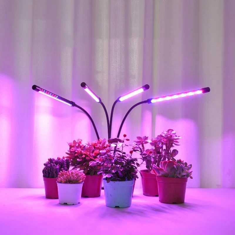 1PC USB 5V Plant Lights Grow Lamp Full Spectrum Insertion Type Grow Light LED Home Indoor Flower Seedling Phyto LampXJ250526