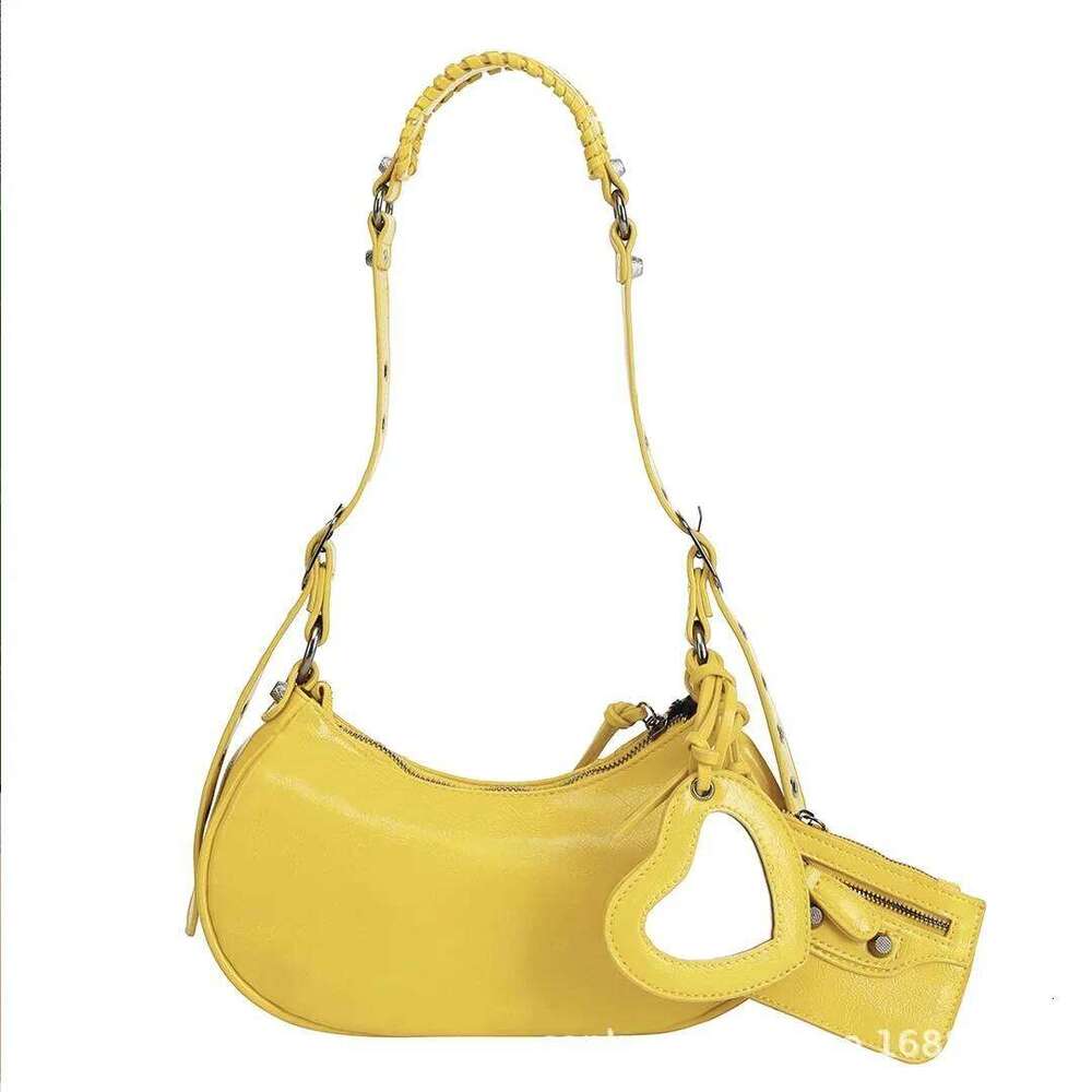 Women's Bags Designer New Size Heavy Duty Rivet Motorcycle Three-In-One Handbag Single Shoulder Crossbody Bag