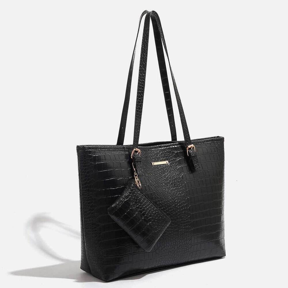 Women's Bags Designer Europe And The United States New Two-Piece Women's Handbag Shoulder Crocodile Pattern Simple Fashion Bag