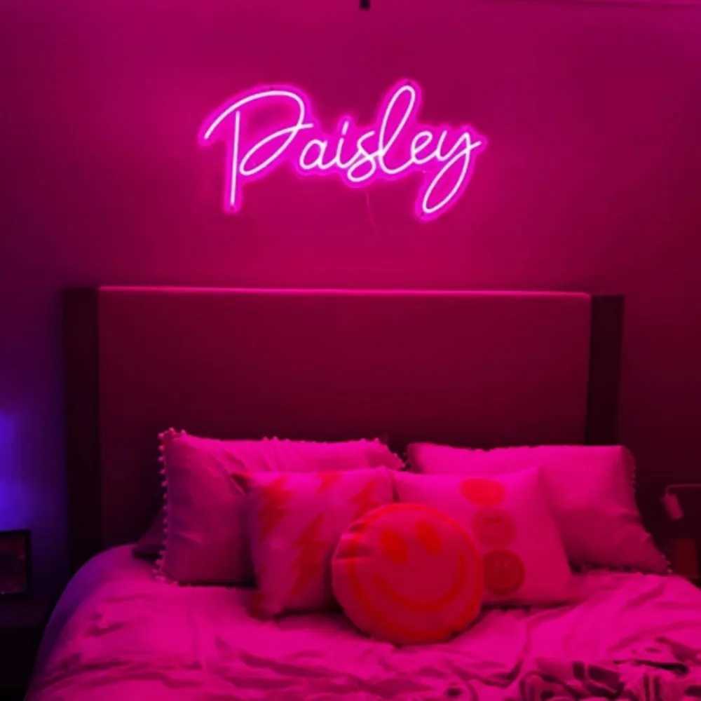 Custom Neon Sign LED Custom Name Neon Lights Personalized Wedding Light Signs Bedroom Home Decoration LED Neon Letters Sign W250526