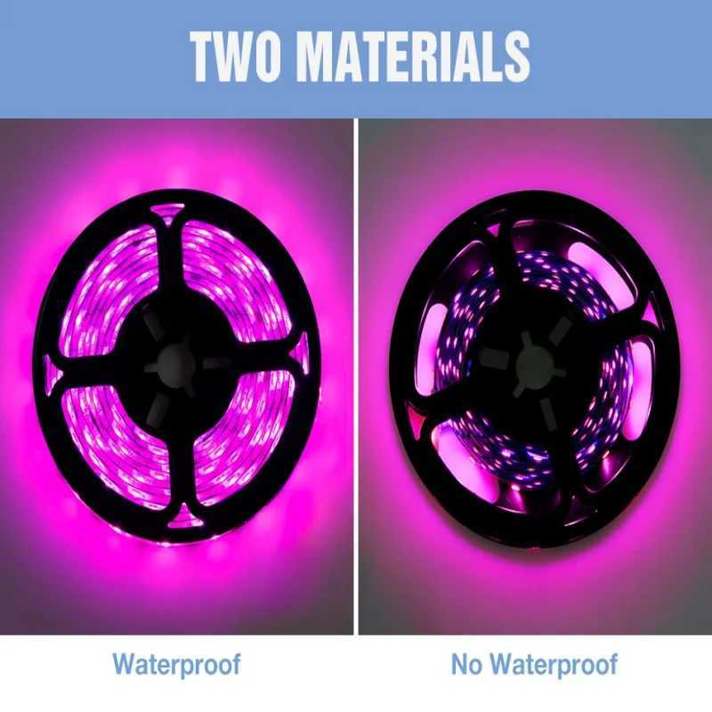 1M/2M/3M LED Plant Grow Light Full Spectrum USB Strip 60 Lamp Beads/M Greenhouse PhytoLamp For Plants Hydroponic Growing SystemXJ250526
