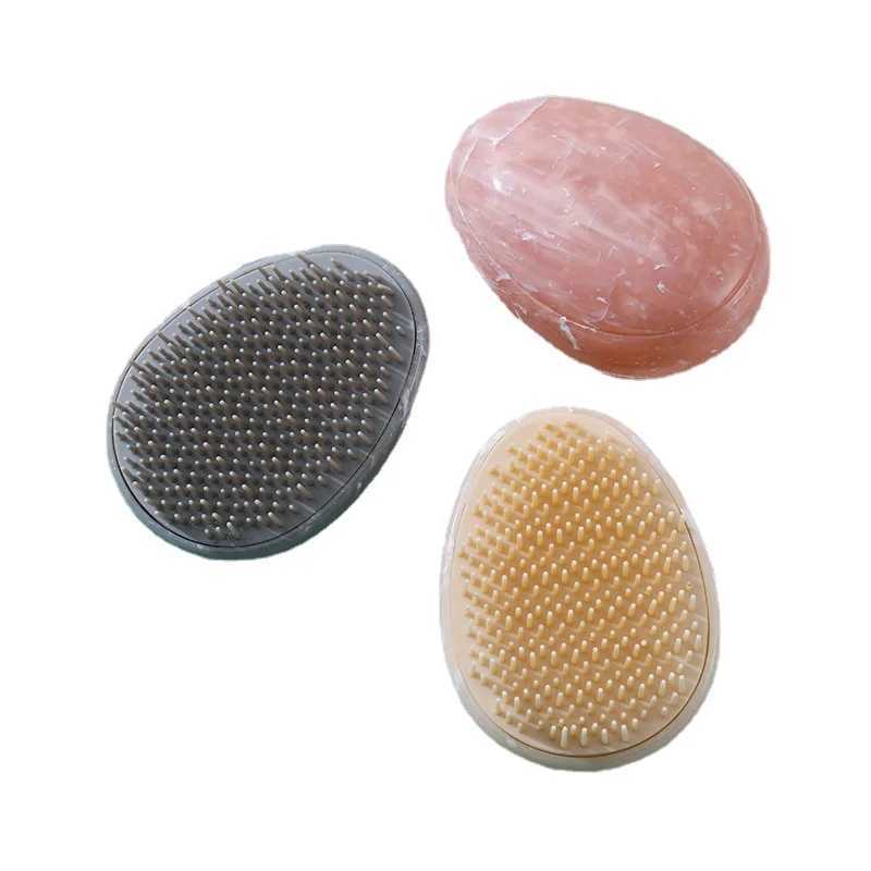 Marbling Shape Glitter Straight Hair Brush Anti-knotting Hair Smoothing Combs Anti Static Massage Hairbrush Tangle Hair Care R250526