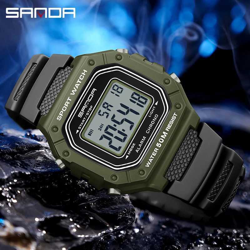 SANDA Top Brand G Style Sports Men Watches Fashion Shockproof Waterproof LED Digital Watch Man Military Clock Relogio Masculino M250526