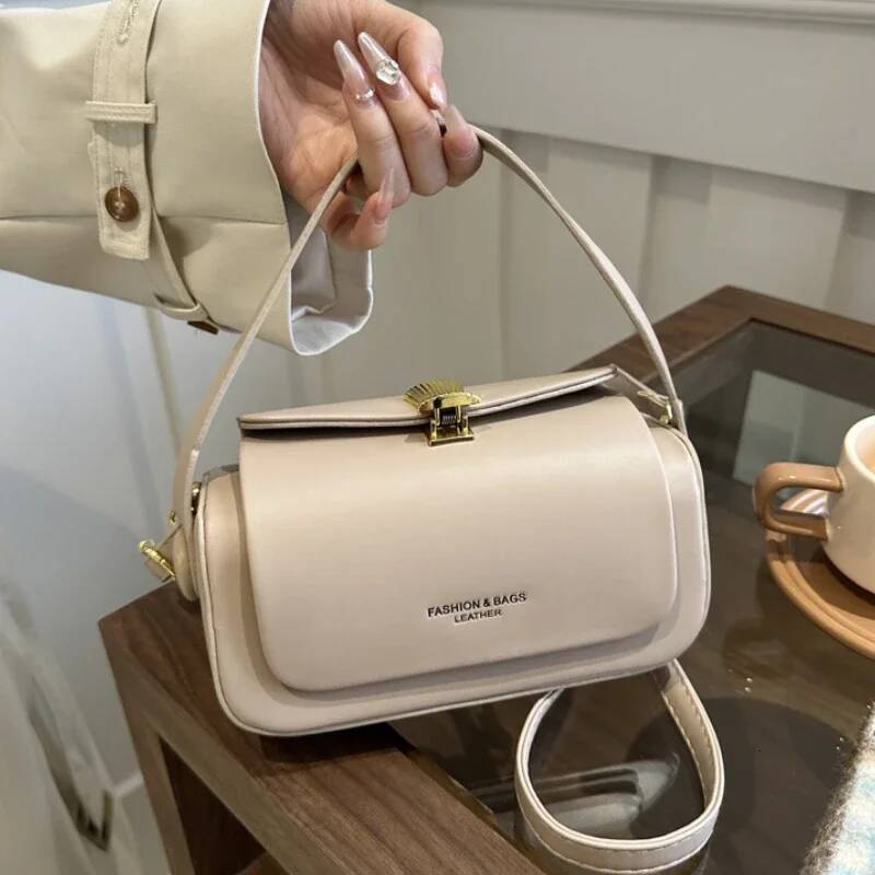Retro Bucket Mini Square Women Crossbody Bags 2025 Designer Purses and Handbags Box Shape Pure Color Shoulder Satchels