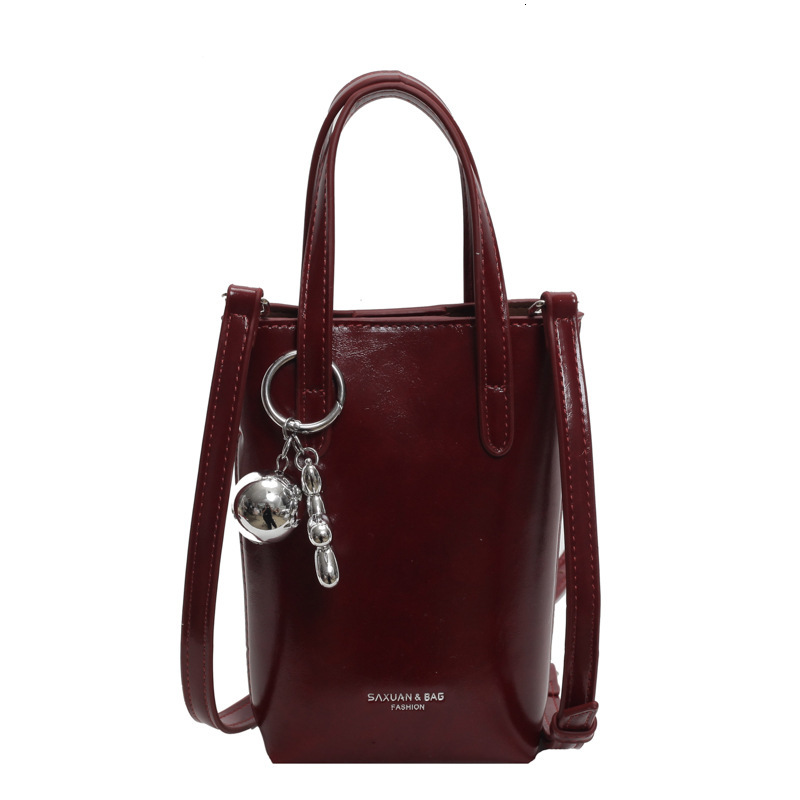 for Women 2025 New Fashion Single Shoulder Crossbody Textured Stylish Versatile Office Handheld Small Bucket Bag