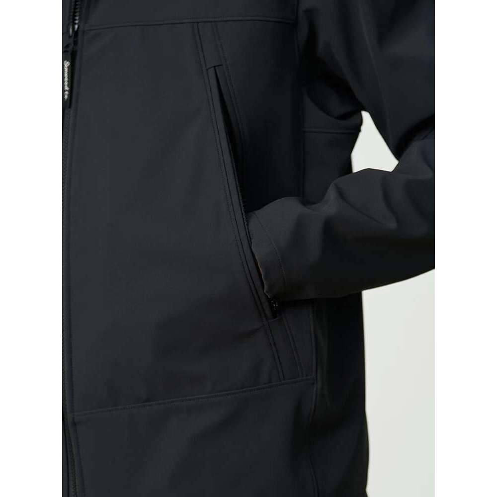 SIMWOOD 2025 Spring New Oversize Light Outdoor Jackets Men Softshell Antistatic Conductive Fibre Fabric Stand-up Collar Jacket