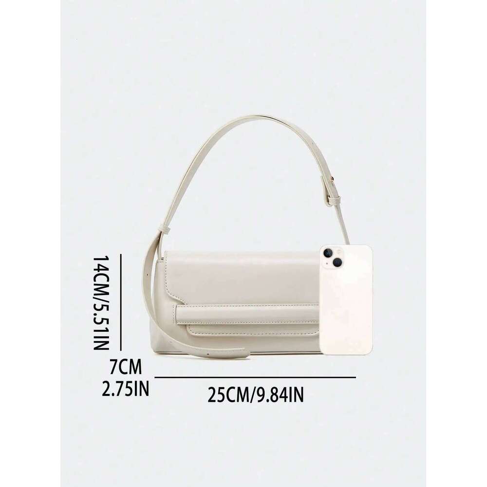 Women's Bags Designer Single-Shoulder Handbag For Women, Pu Leather, Single-Shoulder Bag With Zipper Closure, Adjustable Shoulder Strap