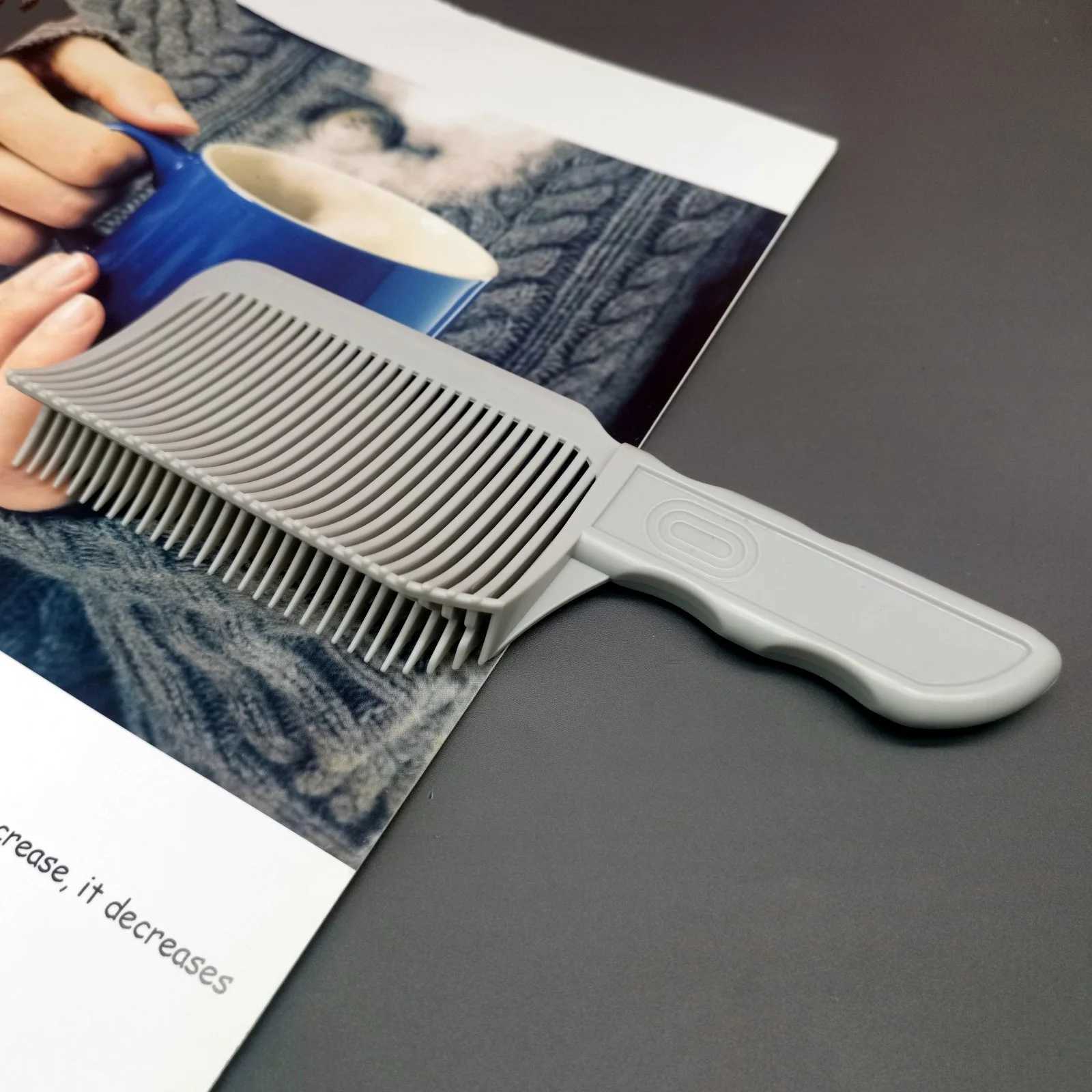 1Pcs Barber Hair Comb Fading Styling Flat Top Hair Cutting Fade Comb Men Hairdresser Fade Salon Accessories Tools R250526