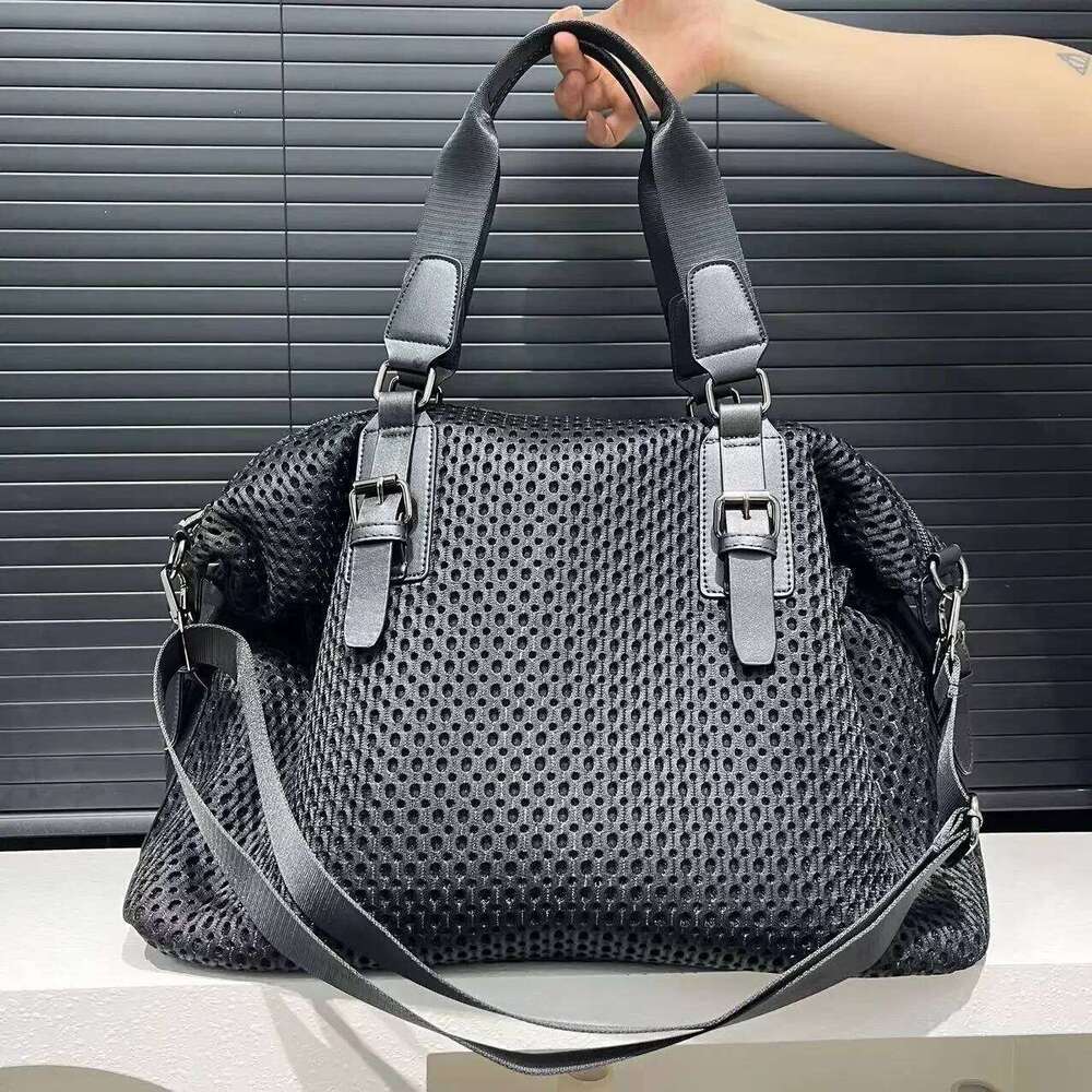 Women's Bags Designer Women's Travel Simple Leisure Vacation Large Waterproof Nylon Mesh Shoulder Messenger Bag