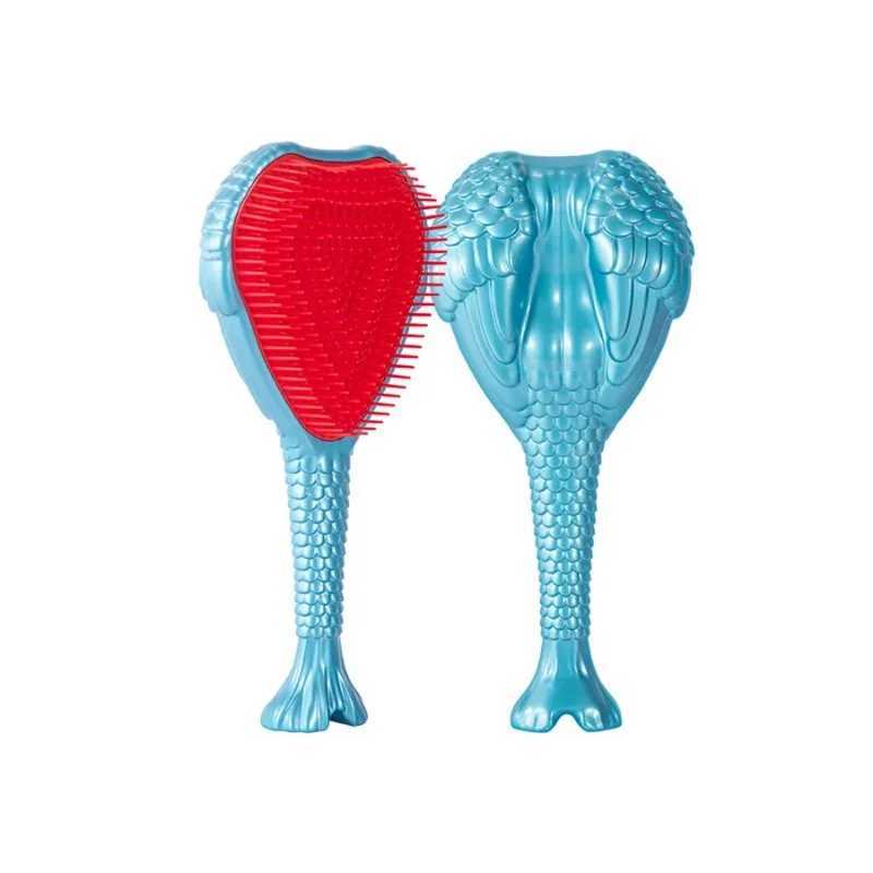 Angel Wing Long handle Hair Comb Magic Detangling Hair Brush Detangler Anti-static Soft teeth Protect scalp Wet dry adapt R250526