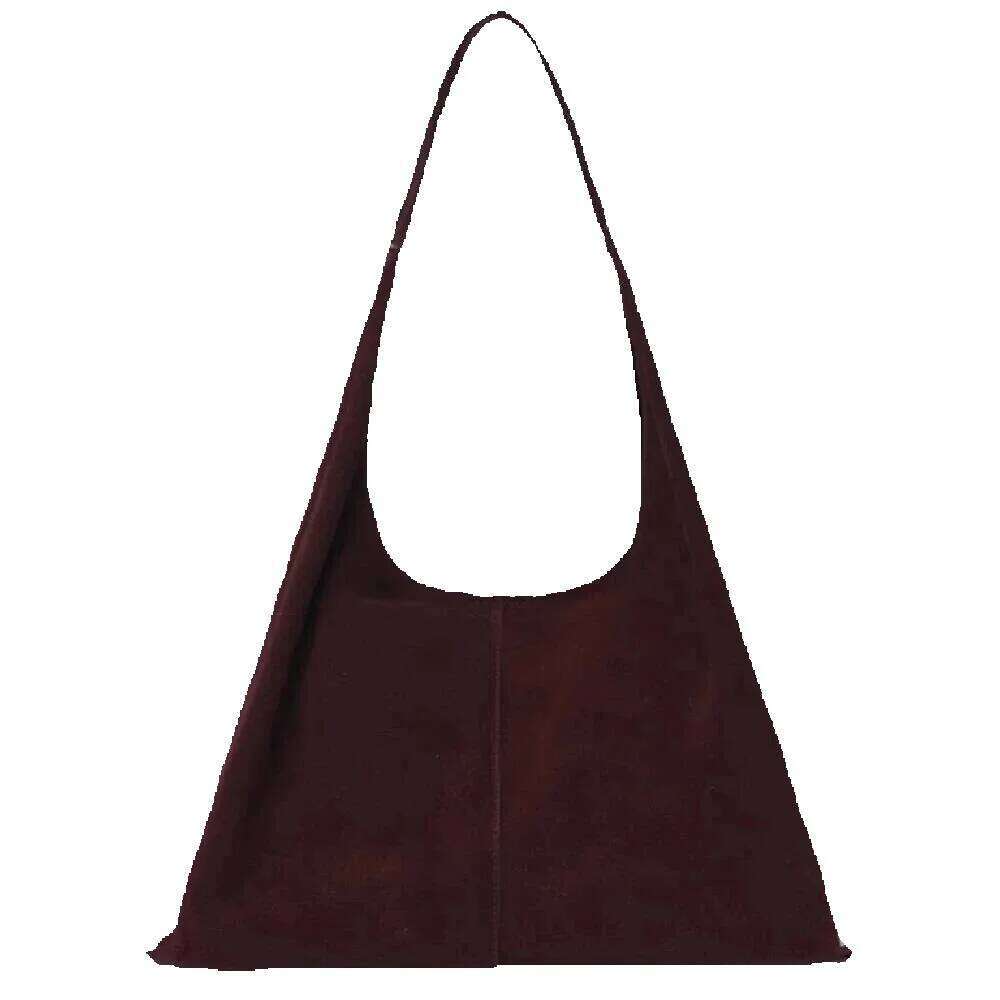 Designer Luxury Designer Luxury Designer Luxury Motingsome Oversized 42Cm Women Bag Saddle Purses 100% Natural Suede Leather Causal Tote Rommy Commuti