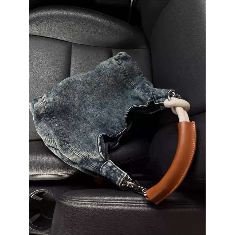 Women's Bags Designer High-Grade Denim Tote Woman Spring/Summer New Niche Leisure Commuter Armpit Spice Girl Shoulder Bag