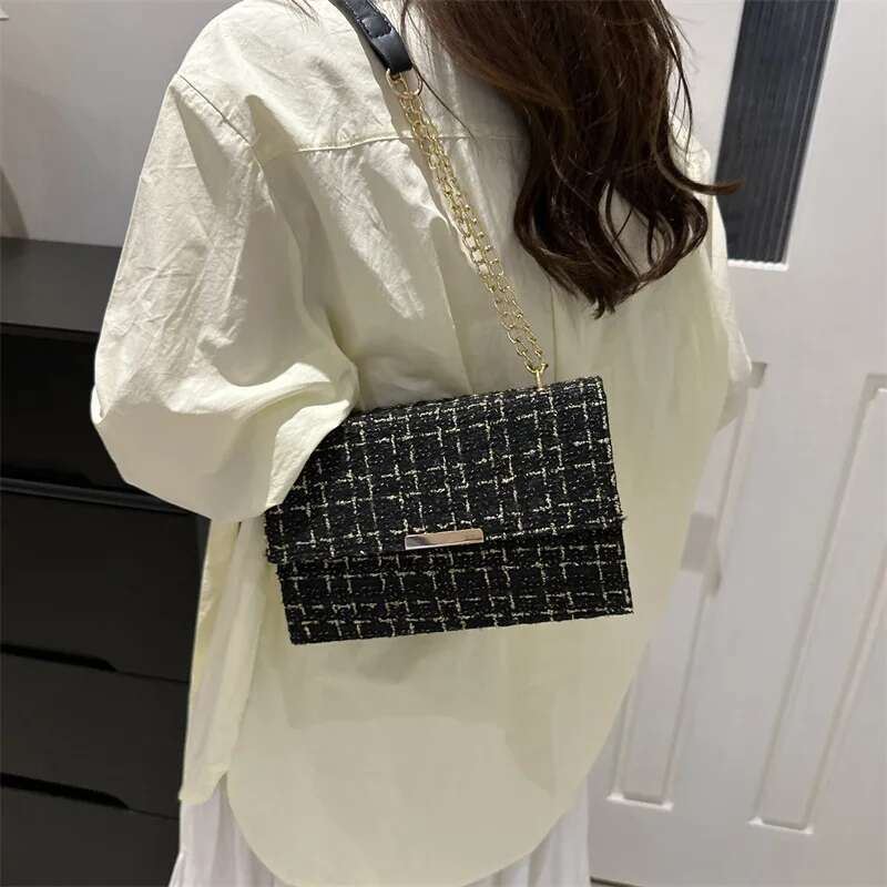 2025 Work-Edit Cube Bag, Adjustable Chain Crossbody with Anti-Scratch Base & RFID Pocket, Officecore Essential for Commuting