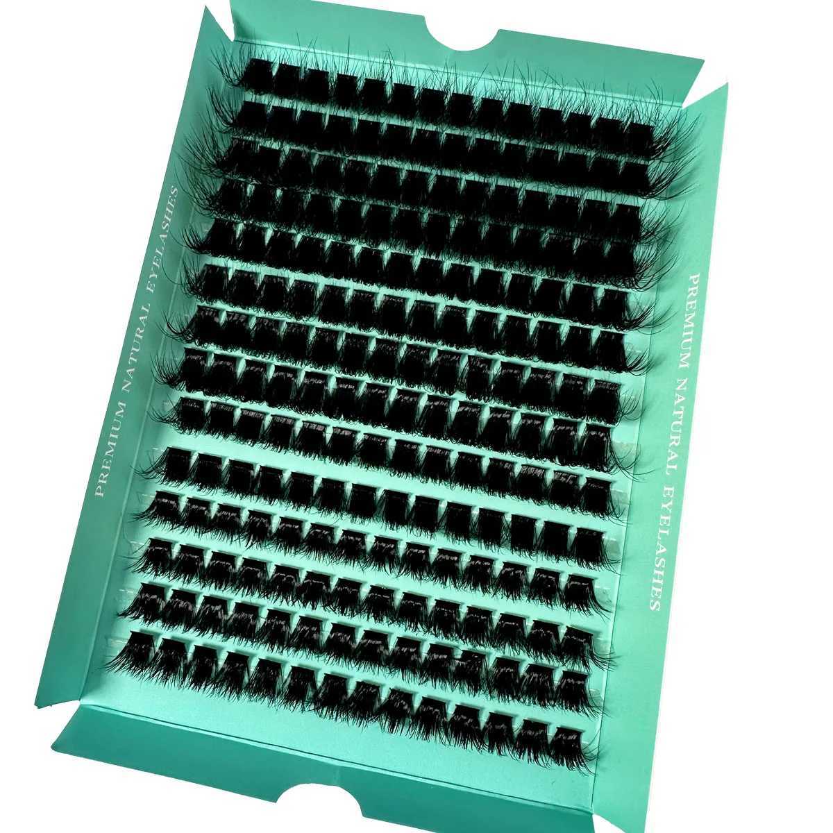 160D 8-20mm 5D Fluffy Thick Soft Individual DIY Clusters Eyelash Extension D Curl 280pcs Natural Segmented Eyelash Makeup Tools z250526VHM6