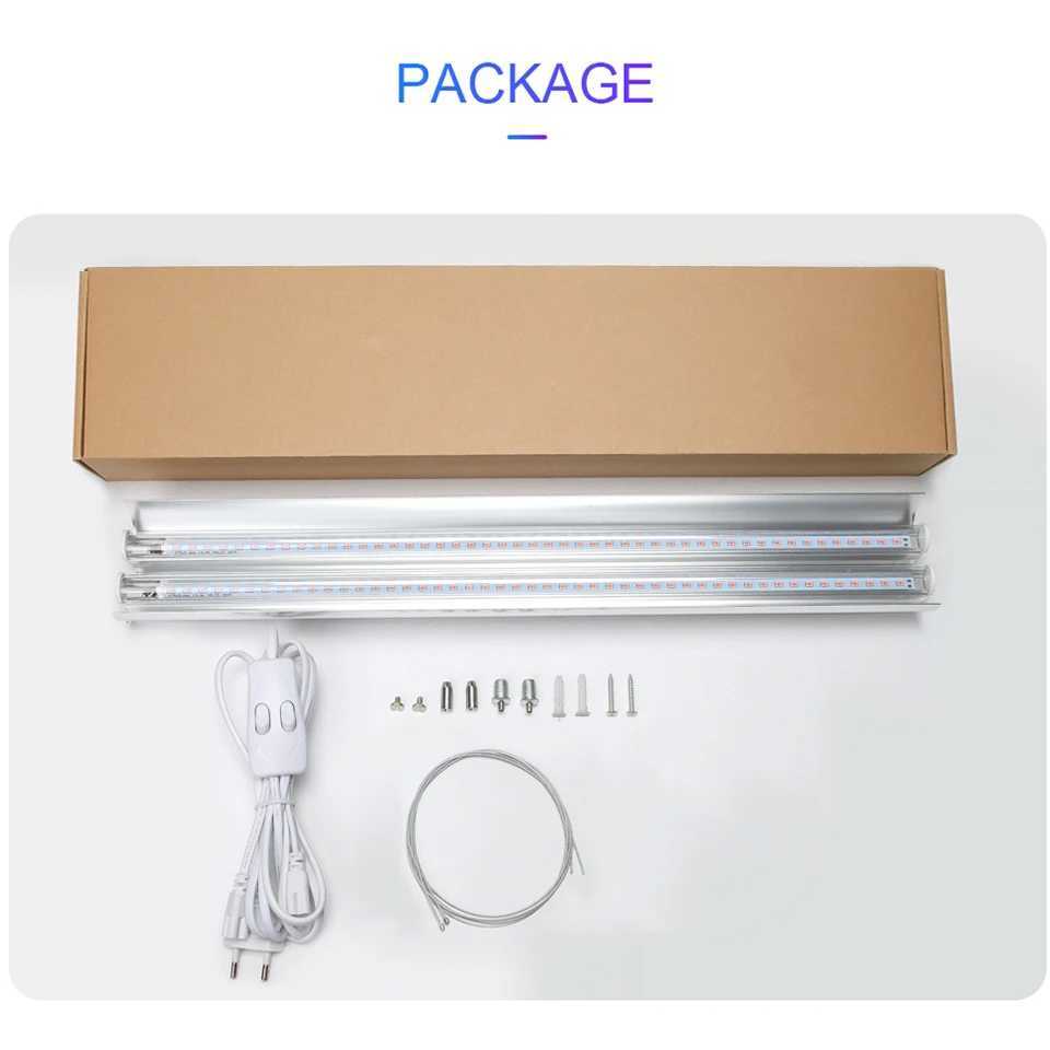 Full Spectrum 100W LED Grow Light Indoor Strip Growth Lamp For Plants Growing Tent Fitolampy Phyto Lamp Flower Growth Light BulbXJ250526