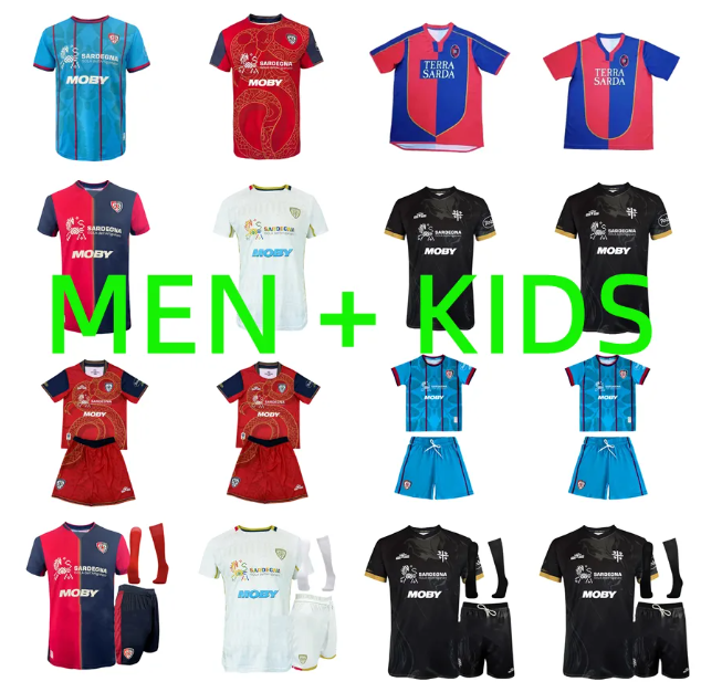 25 26 Cagliari Soccer Jersey 2025 2026 LAPADULA PAVOLETTI LUVUMBO DEIOLA VIOLA ZAPPA AZZI OBERT JANKTO 03 04 05 Football Shirt RETRO 2003 2004 Maglia da calcio Men kids