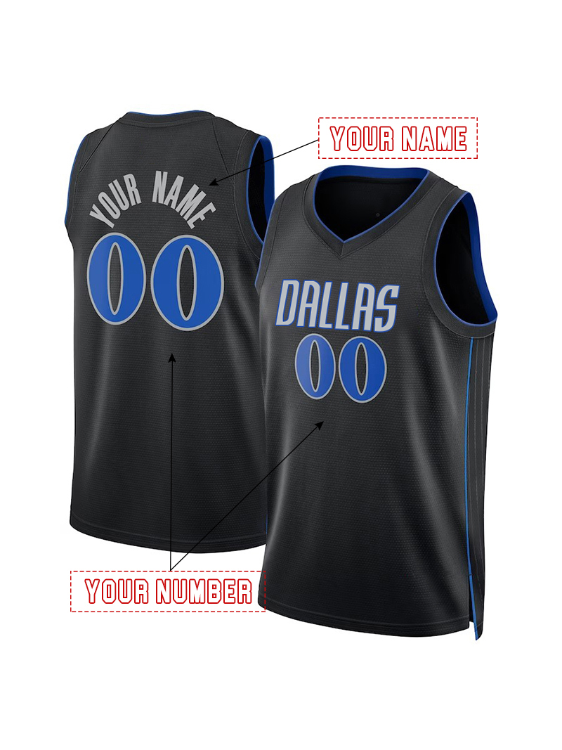 IRVING 11 2025 City Edition Basketball Jerseys DONCIC 77 THOMPSON 31 DAVIS 3 LIVELY II 2 GREEN 8 HARDAWAY JR. 10 EXUM Custom Jerseys Sweatshirt - Embroidered Hygroscopic