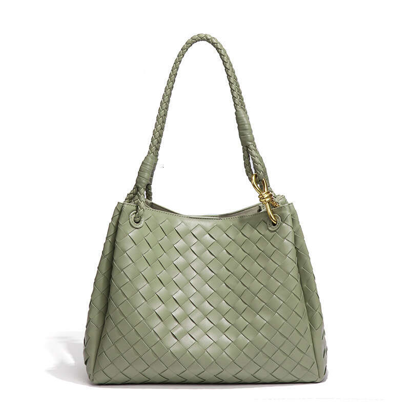 Luxury Fashion Two-Piece Set Mother And Child Single Shoulder Large Parachute Handbag Bucket High-End Woven Underarm Bag