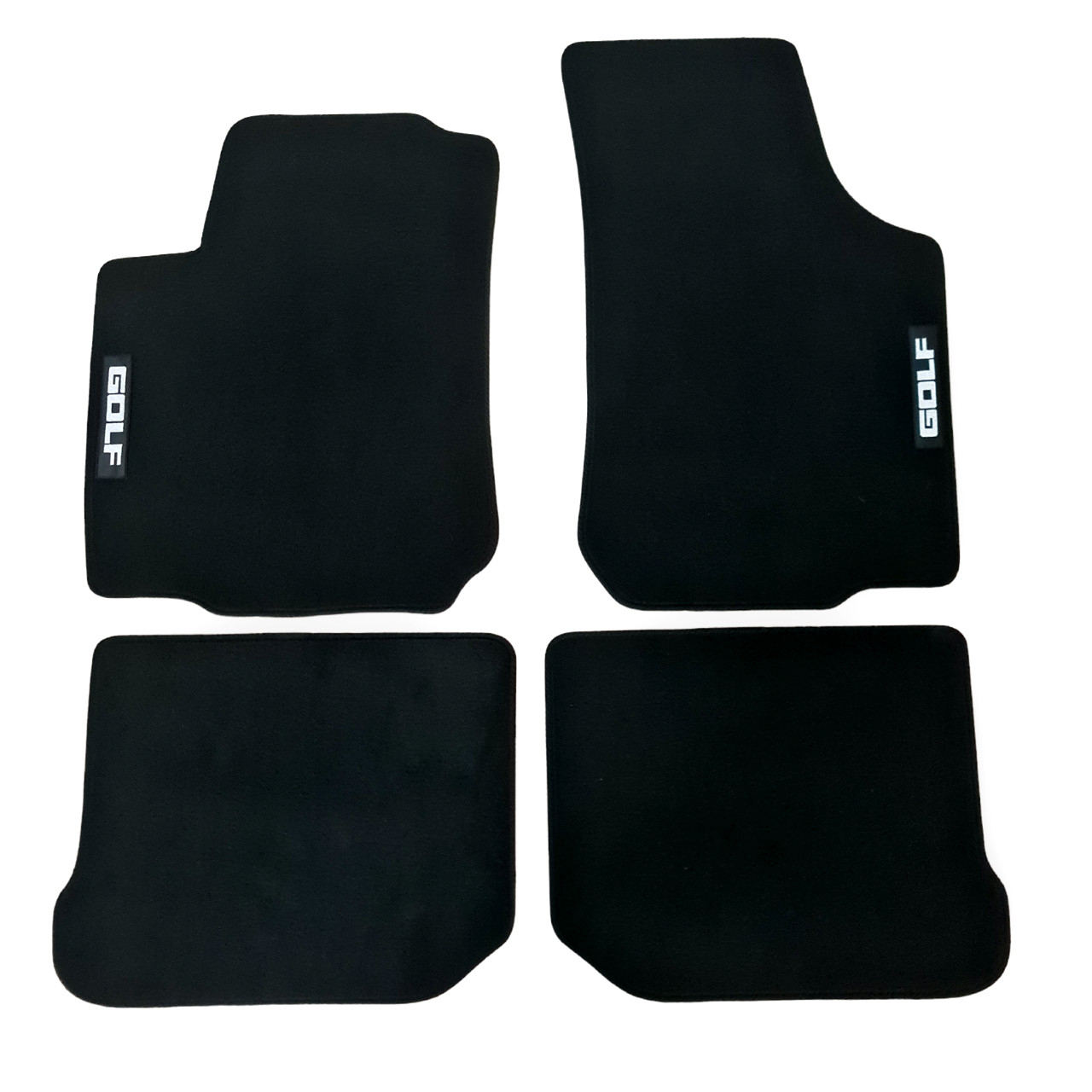 Car Floor Mats For VW Golf MK4 1997 to 2003 Velour Waterproof Black Carpet Rugs Auto Liners