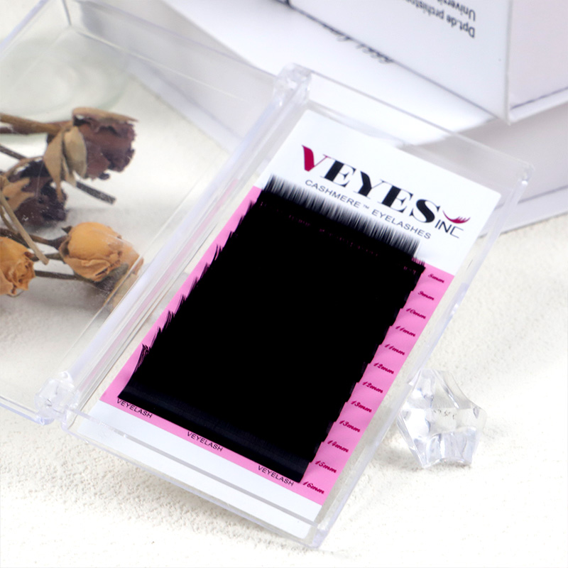 VEYES Premium Soft Individual Volume Lash Trays c d Cashmere Eyelash Extension Supplier 002 Cashmere Supplies Wholesale