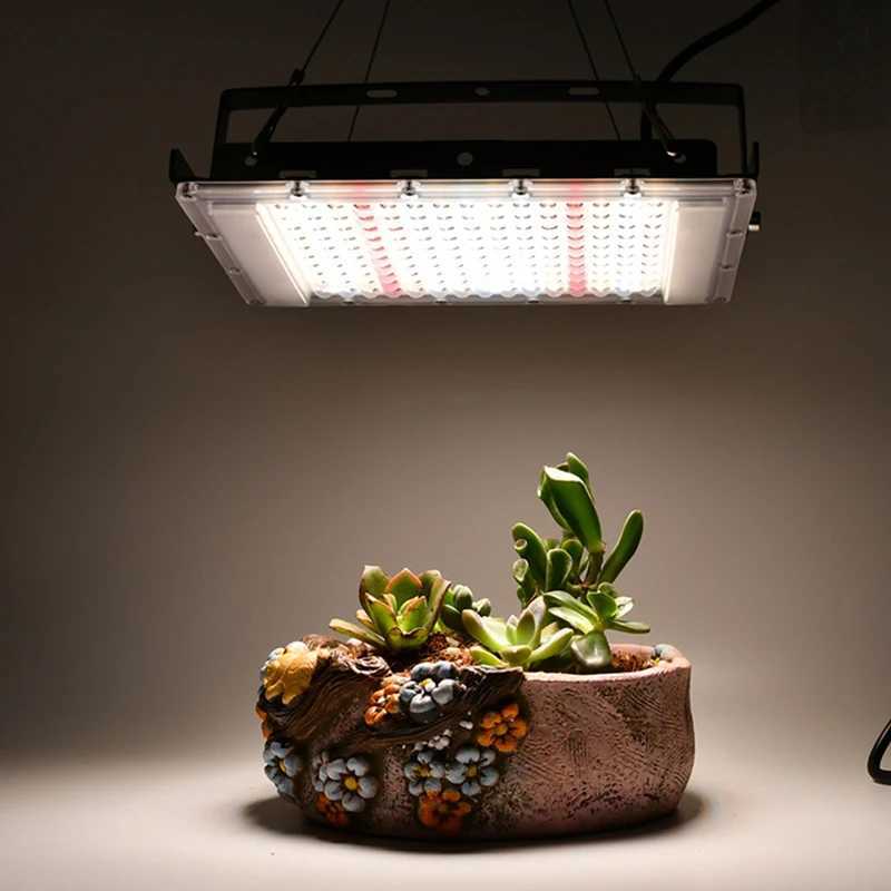 Full Spectrum 380-840nm Sunlight Growth Light LED IP65 50W 100W 300W Plant Grow Light with EU Plug for Indoor GreenhouseXJ250526